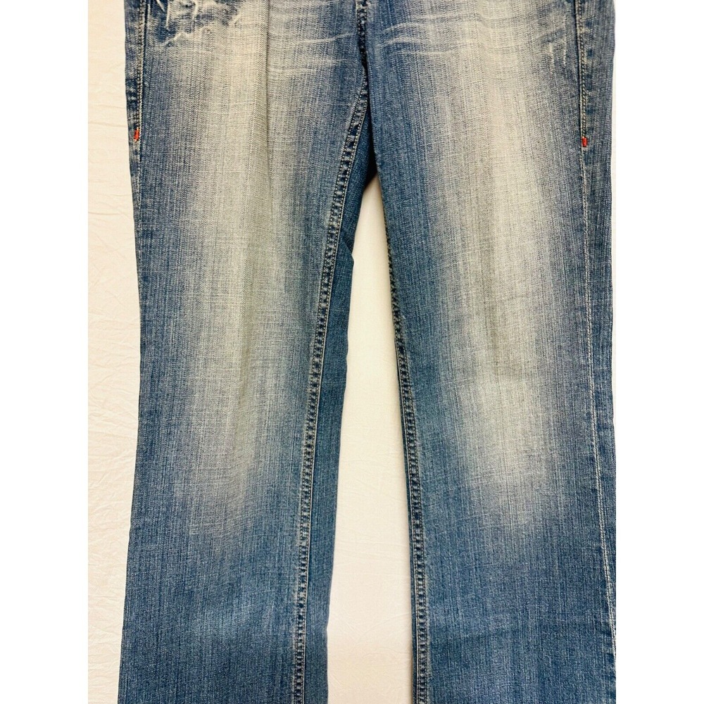 Miss Me Jeans Womens Size 29 Bootcut Faded Distressed Light Blue Embellished‎ - Picture 3 of 12